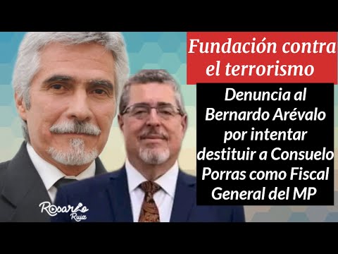 Nueva denuncia ante el MP contra Bernardo Arévalo presentada por la Fundación Contra el Terrorismo
