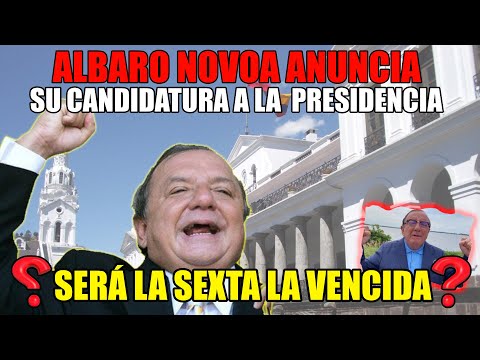 Álvaro Novoa anuncia su candidatura. La sexta es la vencida