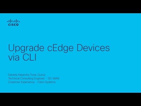 SD-WAN - Upgrade cEdge Devices via CLI