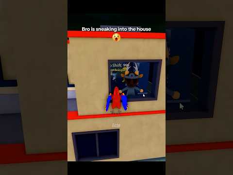 Bro is sneaking into the house 😂 #animalhospital #roblox #usa