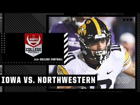 Iowa Hawkeyes at Northwestern Wildcats | Full Game Highlights