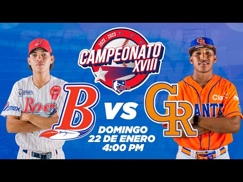 Gigantes de Rivas vs Indios del Bóer - Serie Final de la Liga Profesional de Béisbol de Nicaragua