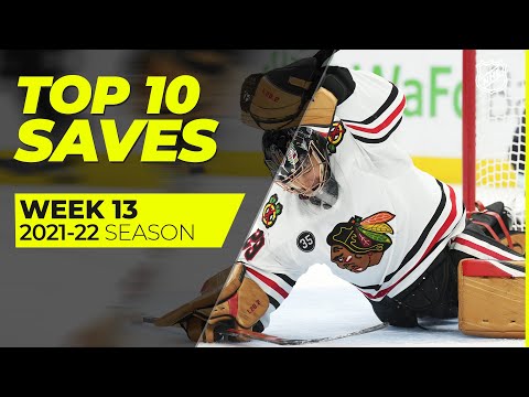 Top 10 Saves from Week 13 of the 2021-22 NHL Season