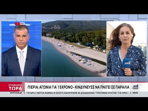 Ναυαγοσώστης έσωσε 15χρονο από βέβαιο πνιγμό στην Πιερία