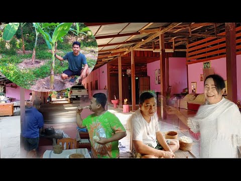 บรรยากาศตอนเช้าที่บ้าน-และโครง บรรยากาศตอนเช้าที่บ้าน-และโครง