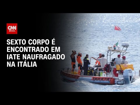 Sexto corpo é encontrado em iate naufragado na Itália | CNN NOVO DIA