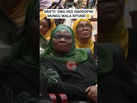 MUFTI: SIKU HIZI HAOGOPWI MUNGU WALA MTUME🥺 #shorts #breaking