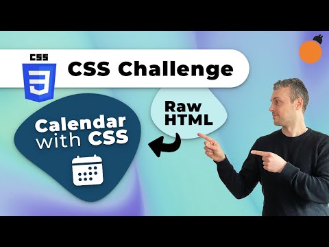 CSS Challenge - Turn raw HTML into a Calendar with CSS Grid!