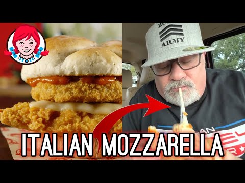 Wendy's NEW Italian Mozzarella Chicken Sandwich is STRONG! - Bubba's Drive Thru Food Review