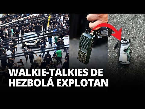 ISRAEL vs. HEZBOLÁ: Centenas de WALKIE-TALKIES explotan en el LÍBANO | El Comercio