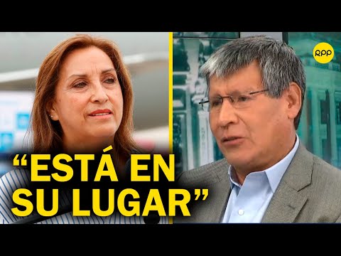 Wilfredo Oscorima: Dina Boluarte no es una usurpadora, era correcto que asuma la presidencia