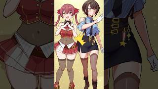 勇気を出してマリン船長のケツを叩いてみた結果…#shorts