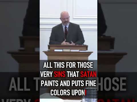 ALL THIS FOR THOSE VERY SINS THAT SATAN PAINTS & PUTS FINE COLORS UPON - PASTOR HINES SERMON #shorts