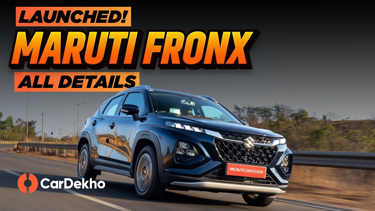 Maruti Fronx 2023 launched! Price, Variants, Features & More | All Details | CarDekho.com
