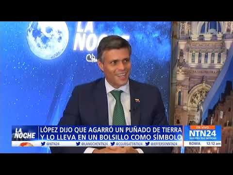 “La libertad no la siento por completo, no hasta que Venezuela sea libre”: Leopoldo López en NTN24