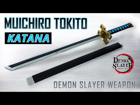Crafting MUICHIRO TOKITO’S KATANA from Kimetsu No Yaiba in Real Life