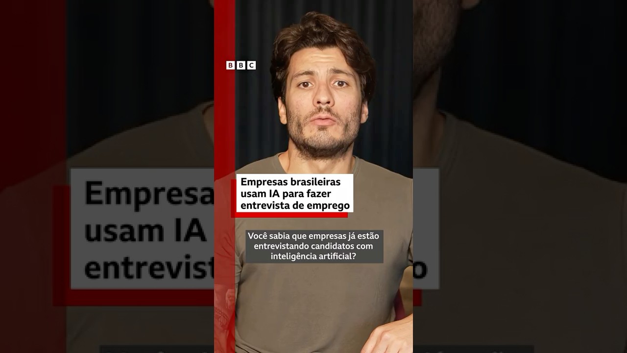 Entrevista de emprego feita por IA 💼📲