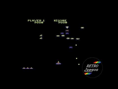 Galaxian para Commodore 64 - Review de RETROJuegos de Fabio Didone