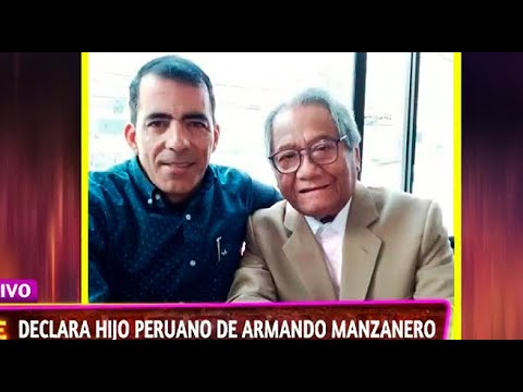 Declara Rodrigo Manzanero, el hijo peruano de Armando Manzanero - Más vale tarde