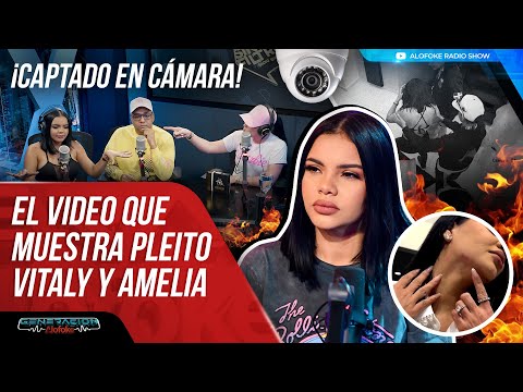 CAMARA DE SEGURIDAD CAPTA EL PLEITO ENTRE VITALY SANCHEZ & AMELIA ALCANTARA (GENERACION ALOFOKE)