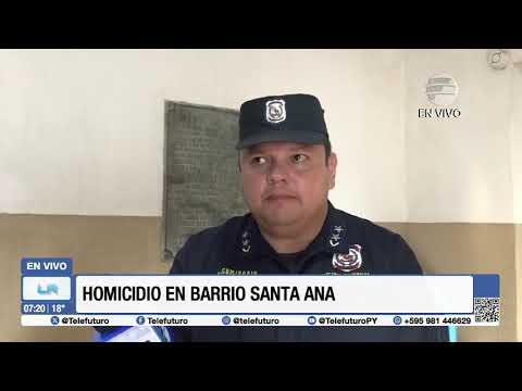 Homicidio en barrio de Asunción