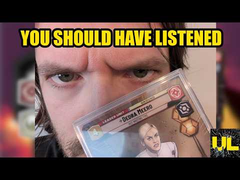 You Should Have Listened....