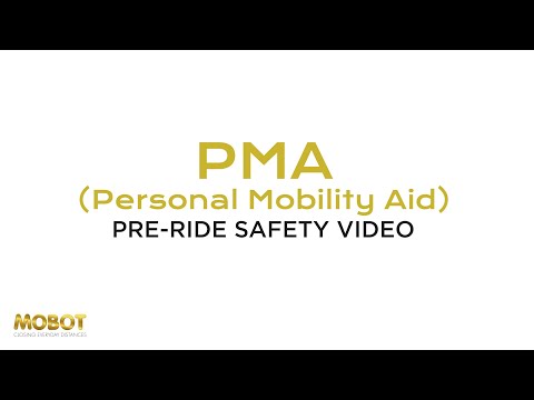 Personal Mobility Aid / PMA Safety Video | Watch this before riding | MOBOT Singapore