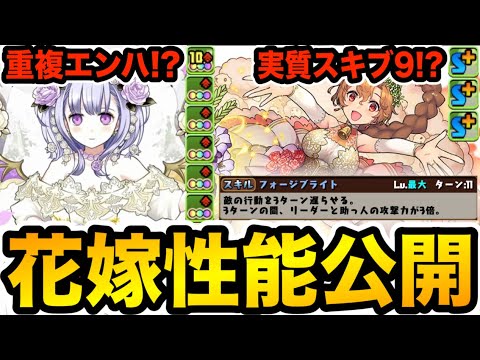 ジューンブライドの新キャラ性能先行公開！フェノン・ブリギッドどちらも裏多次元に適正あるスキルを所持！！！【パズドラ】