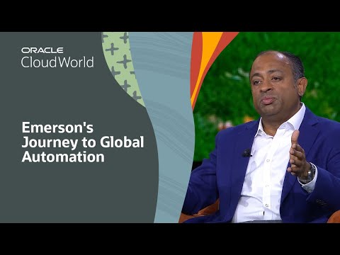 Emerson Relies on Oracle Cloud to Help Reshape its Business Portfolio | Oracle CloudWorld 2023