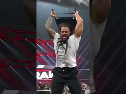 Guess you gotta beat the acknowledgment outta him 🪑☝️ #WWERaw
