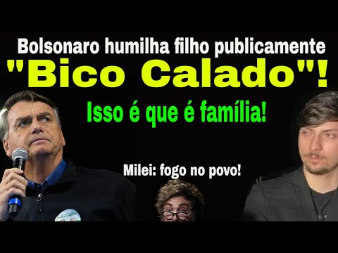 SEGUNDA! BOLSONARO HUMILHA FILHO CANDIDATO MUDO! MILEI COLOCA FOGO NO POVO ARGENTINO! VEM COISA AÍ