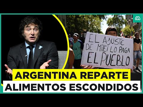 Milei y una nueva crisis: Justicia ordena al gobierno argentino repartir comida escondida