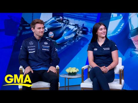 Logan Sargeant and Lia Block talk Miami Grand Prix
