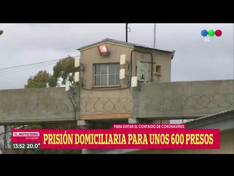 PRISIÓN DOMICILIARIA PARA 600 PRESOS POR LA CRISIS DEL CORONAVIRUS - El Noti de la Gente