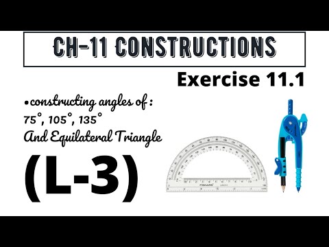 Ch-11 Constructions|| L-3|| Class 9 Maths CBSE