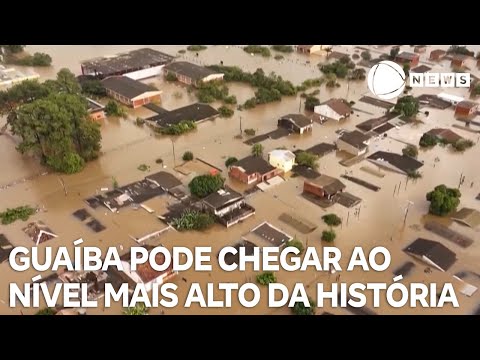 Guaíba pode chegar ao nível mais alto da história