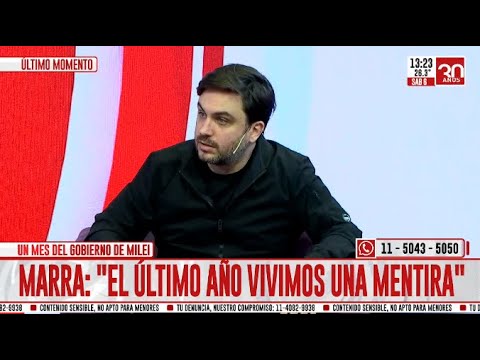 Ramiro Marra en Crónica HD: Vinimos a remediar la mentira que vivimos con el gobierno anterior