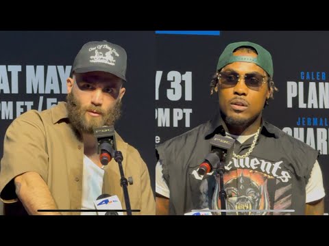 FULL CALEB PLANT/JERMALL CHARLO PRESS CONFERENCE & FACE-OFFS FOR DOUBLE-HEADER W/ RESENDIZ/LAMANNA