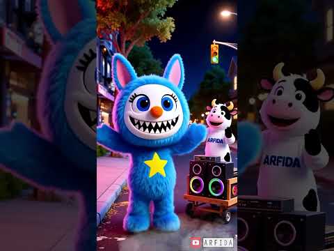 Aku suka nonton sound horeg maskot sapi joget dan Labubu #soundhoreg #badut #labubu