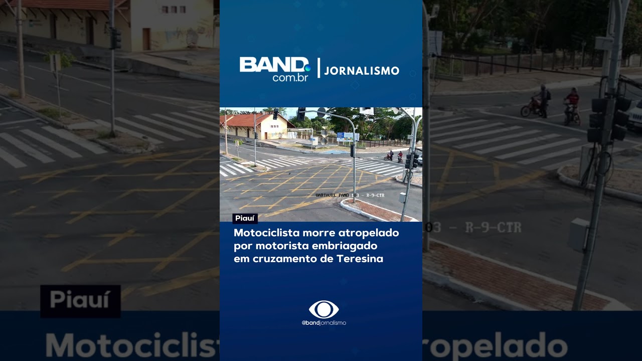 Motociclista morre atropelado por motorista embriagado  em cruzamento de Teresina