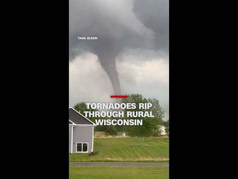 Tornadoes rip through rural Wisconsin