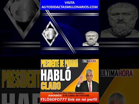 Presidente Panameño HABLÓ CLARO P1