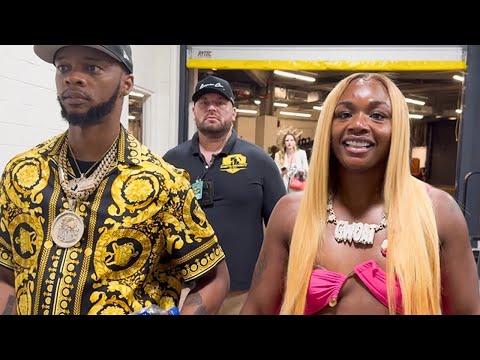 Claressa Shields & Papoose LEAVE ARENA BOO’D UP after WHOOPIN’ Lani Daniels; FINAL WORDS on WIN