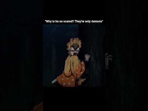 Now I know why zenitsu is scared of demons #anime #demonslayer#kny #demon #edit #fyp#zenitsu#scary