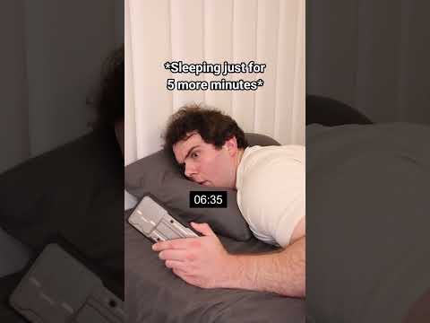 When You Risk Everything For 5 More Minutes of Sleep.