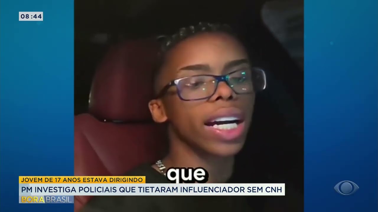 PM investiga policiais que tietaram influenciador sem CNH