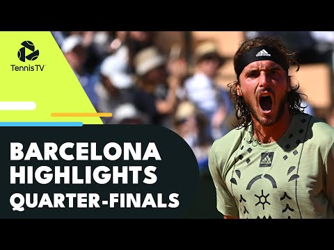 Alcaraz vs Tsitsipas EPIC; Ruud & Schwartzman Feature | Barcelona 2022 Quarter-Final Highlights