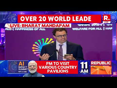 LIVE: Anthropic CEO Dario Amodei Address At AI India Impact Summit In Delhi | AI Growth|Global South