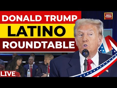 US Elections LIVE: Donald Trump Latino Round Table | Trump Florida Speech | Latinos For Trump