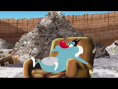 Oggy và những chú gián tinh nghịch | Lục lọi thùng rác |  Dumpter Diving | phim hoạt hình